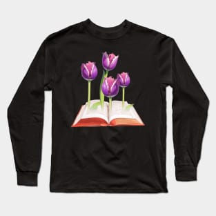 Flower Book Long Sleeve T-Shirt